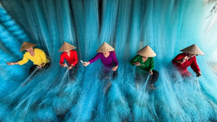 Sewing Net Concept Photography Hoi An
