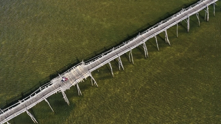 Vietnam Longest Wooden Bridge